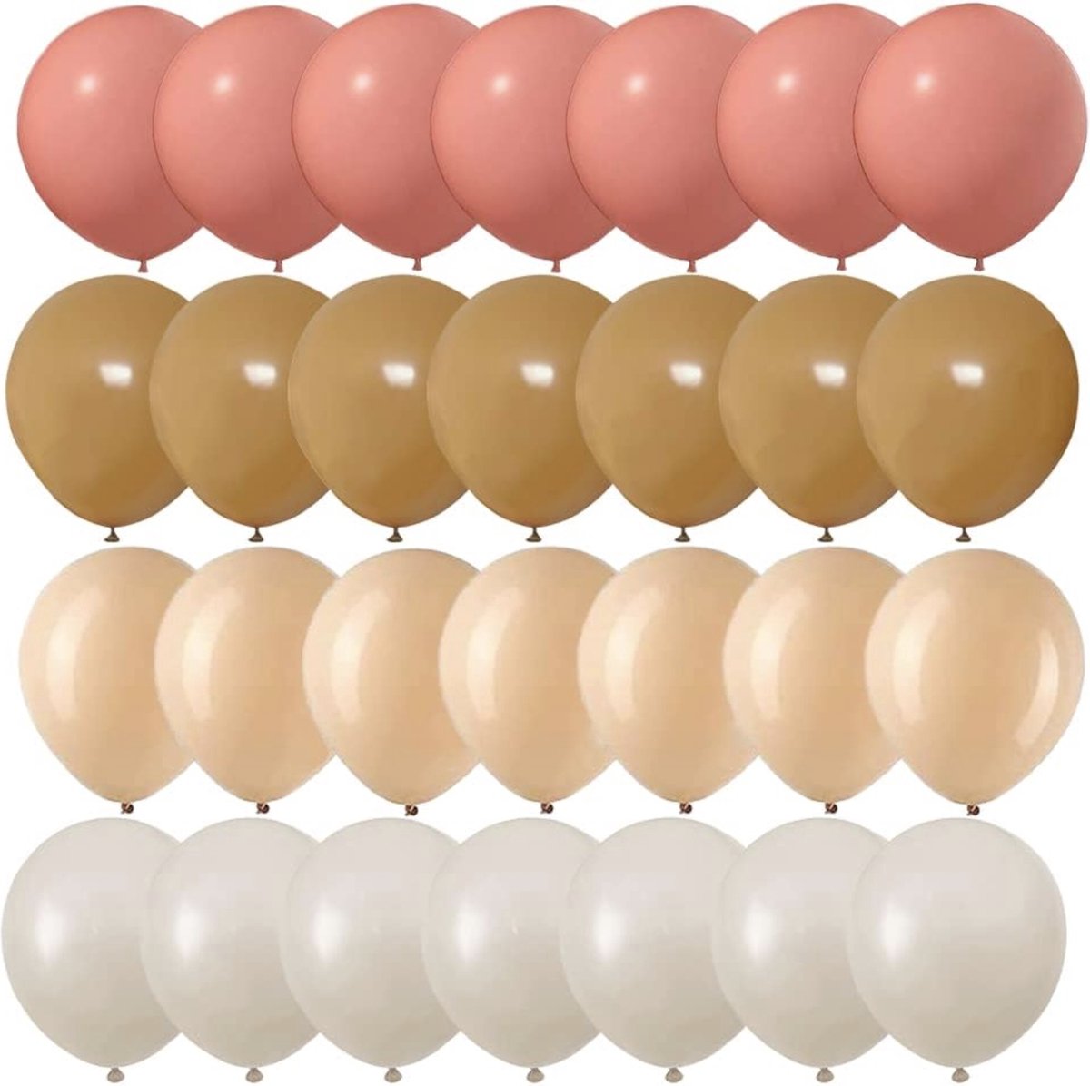 Ballonnen set boho nude || Op werkdagen voor 16:00 besteld = volgende werkdag verzonden